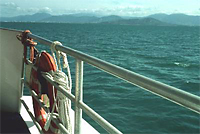 [Leaving Cairns on the Tropic Queen]