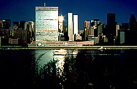 [Sparkling Sunrise View of United Nations]