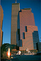 [Sunset at World Trade Center and World Financial Center Marina]