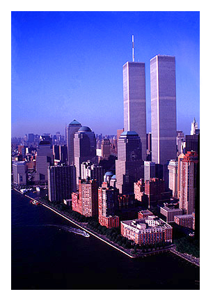[Aerial View of World Trade Center and Lower Manhattan - wtc069910.jpg - 78798 Bytes]
